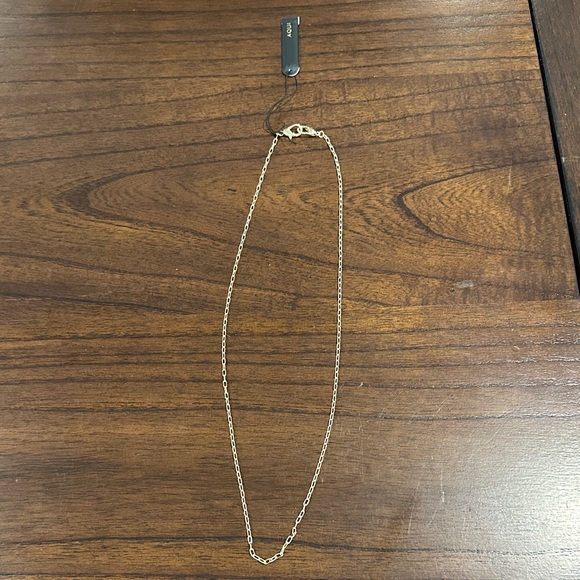 Aqua Gold Chain Necklace - Picture 3 of 6